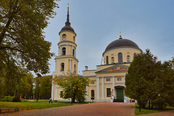 Holy Trinity Cathedral in Kaluga city park