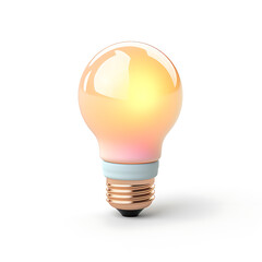 Light buld 3D render