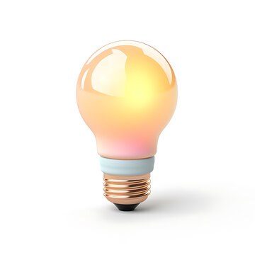 Light buld 3D render