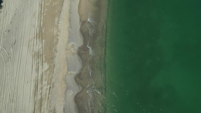 el sargento beach la ventana baja california sur mexico aerial view panorama 