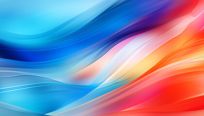 Obraz premium wave colorful wallpaper