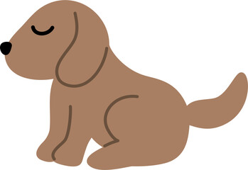 Fototapeta premium cute dog cartoon