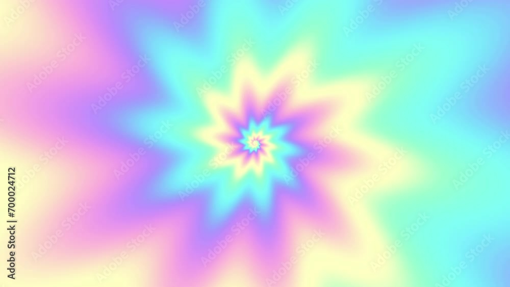 Poster Endless abstract spiral. Seamless looping footage 4k. Abstract loop background