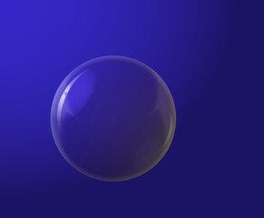 bubbles, glass ball