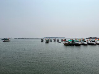 Fototapeta premium boats in the harbor