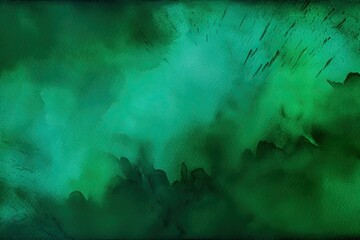 banner wide design your space copy background art green macro stains watercolor background grunge abstract green