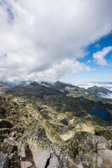 Summer landscape in Aiguestortes and Sant Maurici National Park, Spain