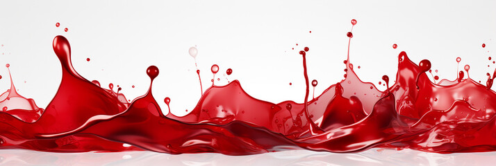 Abstract red Drop isolated High quality photo