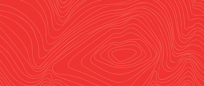 Naklejki Salmon fillet pattern texture background vector. Abstract salmon meat on orange background with stripes salmon line art. Design illustration for Japanese Restaurant, website, banner, packaging.