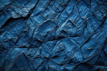 design background stone blue paper crumpled rough looks it close veins cracks texture surface rock toned background abstract blue navy