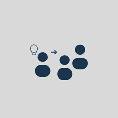 icon business vector set symbol teamwork management design illustration