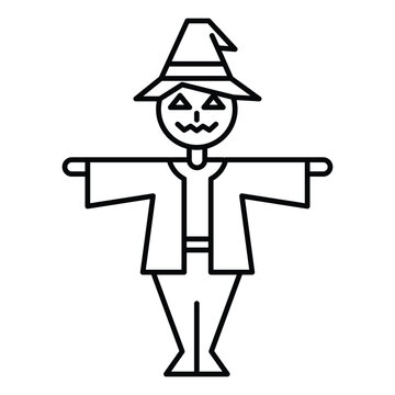 recommend clip art: Scarecrow icon vector on trendy design