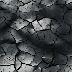 Seamless cracked abstract grey texture background