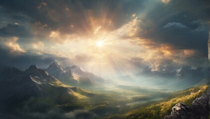 _A_beautiful_landscape_view_with_sun_beam