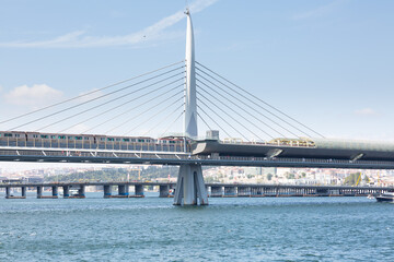 Palaces seen from the Bosphorus in Istanbul