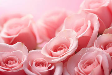 Abstract pink pastel rose macro background.