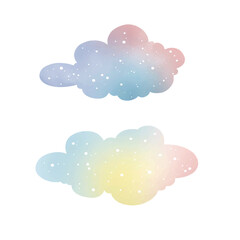 illustration of clouds