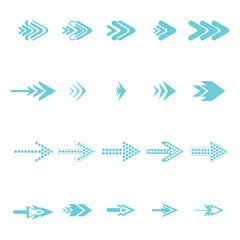 Turquoise arrow. Concept arrows for web design, mobile apps, interface and more. ターコイズブルーの矢印。 Web デザイン、モバイル アプリ、インターフェイスなどのコンセプト矢印。