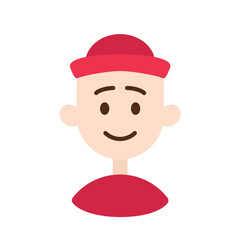 Chinese New Year Male Avatar Illustration. Chinese new year ornaments.