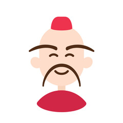 Chinese New Year Man Character Design. Chinese new year ornaments.