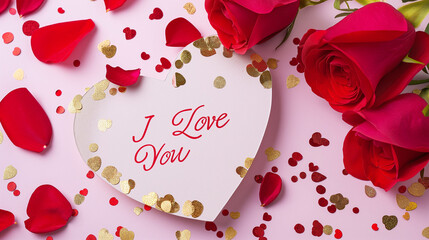 I Love you - Happy Valentiane Day - card