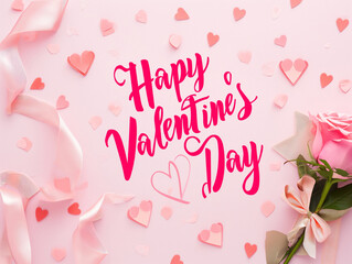 Happy Valentine's Day card - generative AI