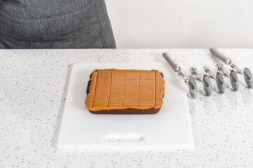 Caramel fudge
