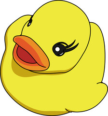 アヒルのおもちゃ（duck toy）(PNG)