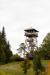 view tower on top of a hill