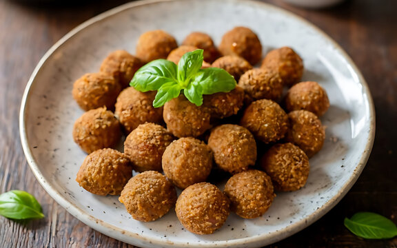 Capture the essence of Kibbeh in a mouthwatering food photography shot