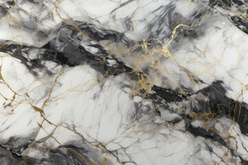 black and white marble with golden veins