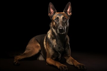 Obraz premium Dog portrait on white background