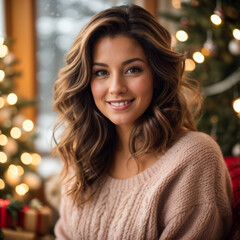 USA beautiful girl with long hairs 