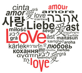 love in different languages of the world