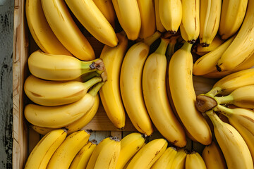 Full Frame Banana Pile, Close Up View