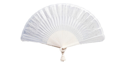Clear Handheld Fan Minimal on a transparent background