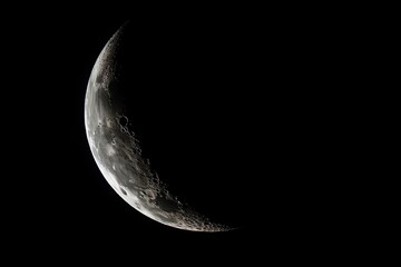 Moon partially obscured in dark sky png