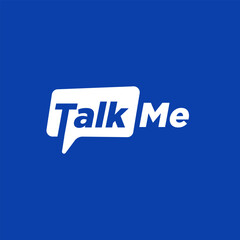 creative chat conversation talking logo design 