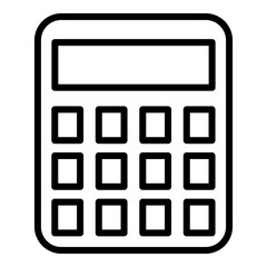 Calculator Line Icon