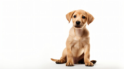 Delighted Lab pup