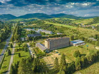 Lot nad Złockiem latem. Piękne krajobrazy. © rogozinski