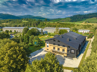 Lot nad Złockiem latem. Piękne krajobrazy. © rogozinski