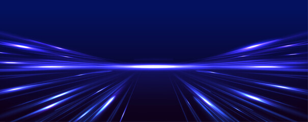 Vector swirl trail effect. Panoramic high speed technology concept, light abstract background. Abstract background rotational border lines.	 - Powered by Adobe