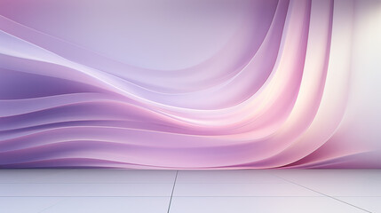 Obraz premium An elegant corporate backdrop featuring a subtle blend of abstract gradients and soft curves, evoking a sense of sophistication and business acumen Ai Generative