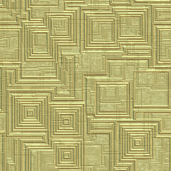 Golden Seamless background. Seamless Hi-res (8000x8000) texture of gold wall. Modern stylish abstract texture.