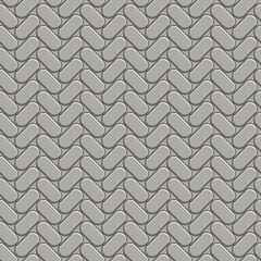 Bumped metal, seamless background. Seamless Hi-res (8000x8000) texture of metal wall or floor. Iron diamond plate industry realistic seamless pattern.