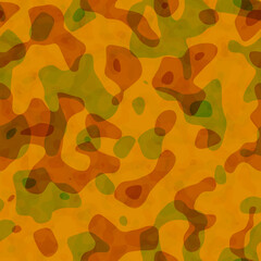 Seamless camouflage fabric texture. Seamless Hi-res (8000x8000) texture. Modern stylish abstract texture.