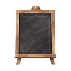 Obraz premium blank blackboard isolated on white