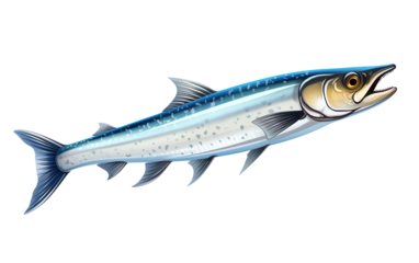 a fish with a white background