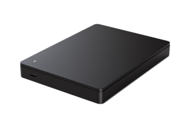 a black rectangular object with a white background